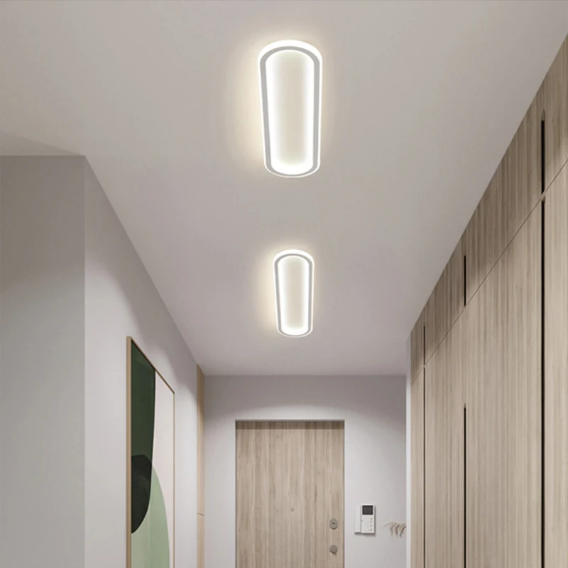 Tira de luces LED modernas para techo, iluminación interior para dormitorio, pasillo resistente, porche, sala de estar, decoración del hogar