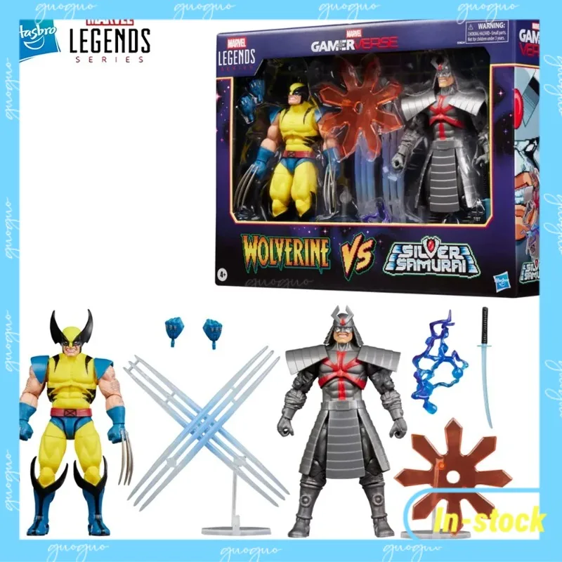 【Disponibile】 Hasbro Marvel Legends Series Wolverine Vs Silver Warrior Doppio set 15 cm Action Figure Model Collection Toys