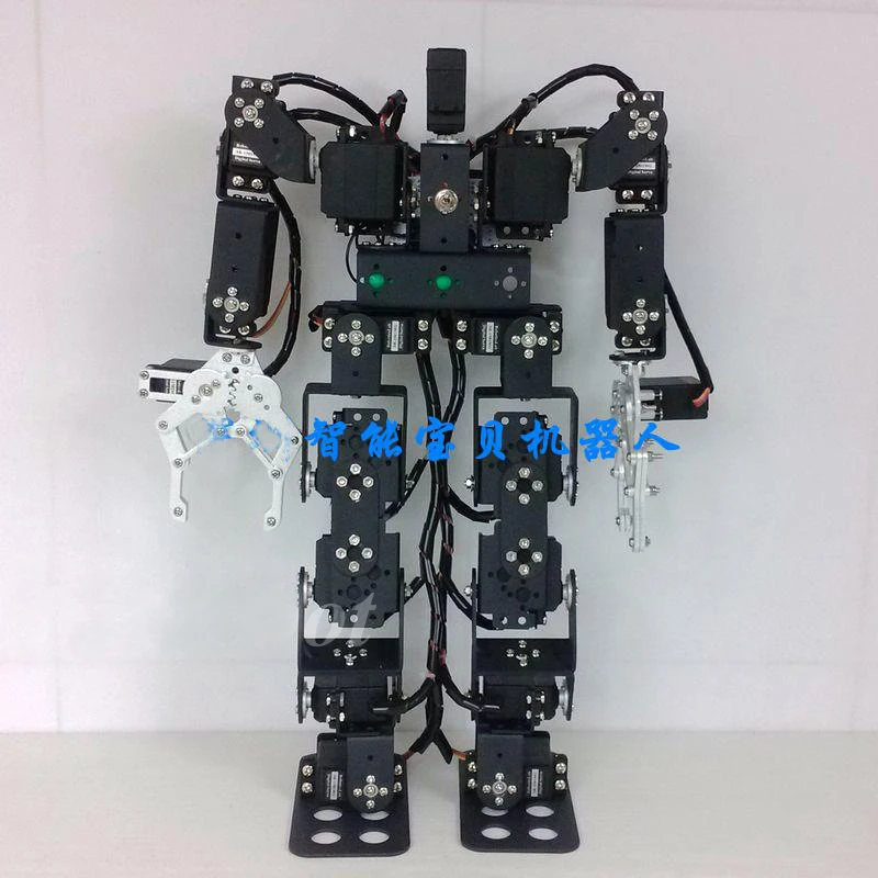 17 DOF Humanoid Robot with claw/ Walking/Dance /Bipedal  DIY /Experimental/Just Metal Structure Kit