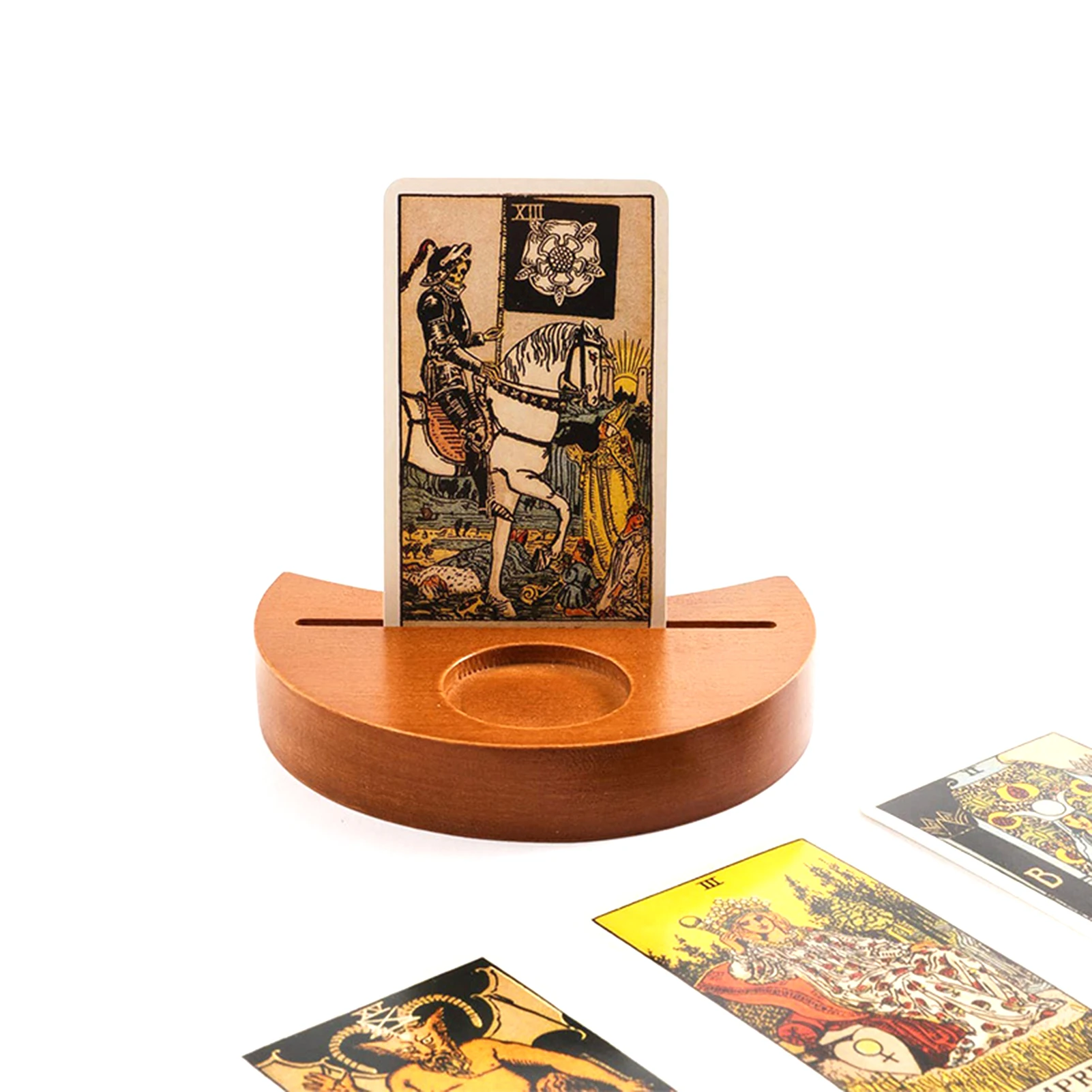 Wood Tarot Card Holder Stand Display Your Daily Affirmation Cards Stand Wood Tarot Card Stand Tarot Reading Accessories Tarot