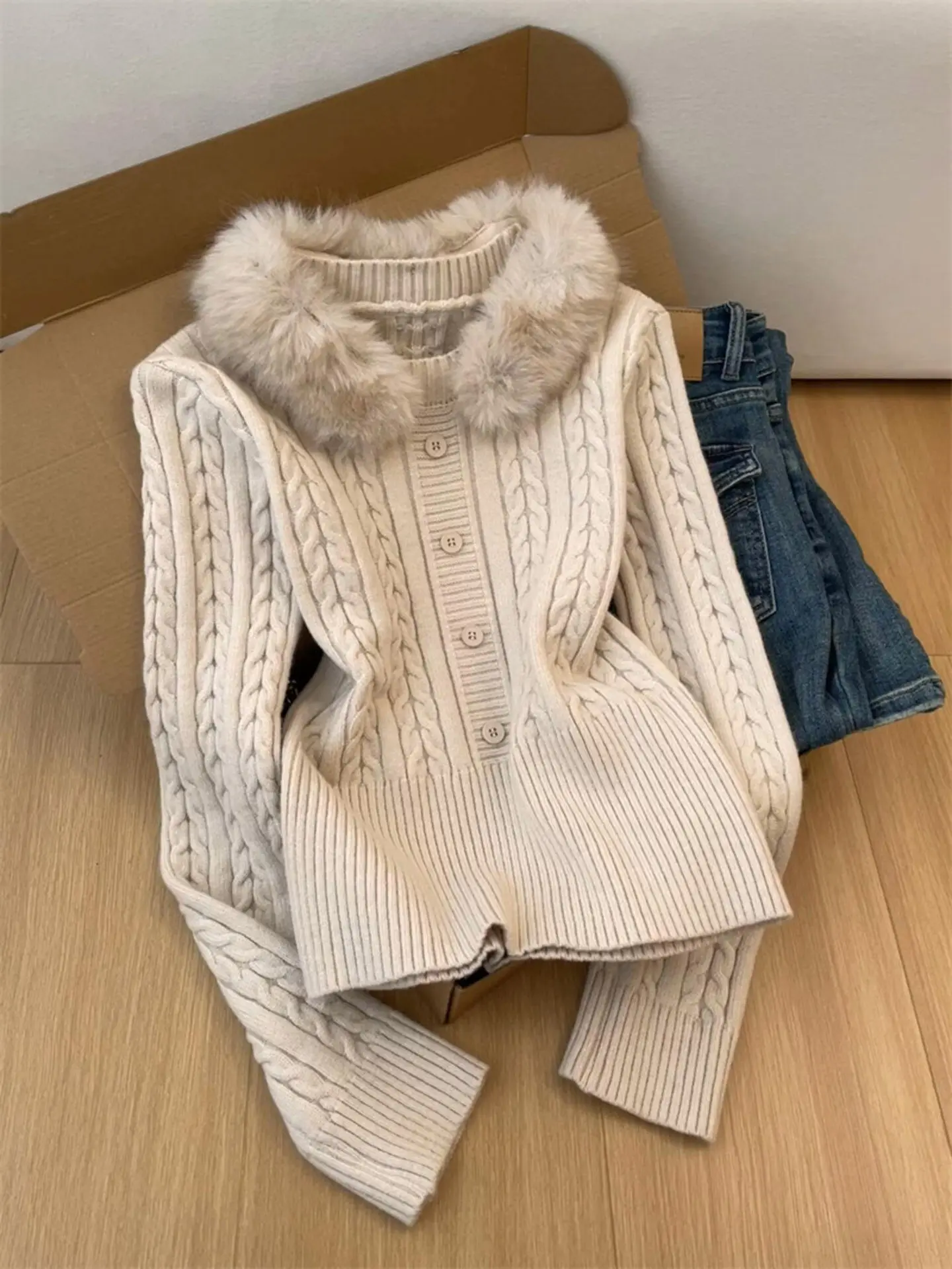 

Корейский осенне-зимний вязаный длинный свитер светя, женский облегающий свитер из пряжи Turtlene Twist, мягкий полиэстер, повседневный свитер для поездок на работу