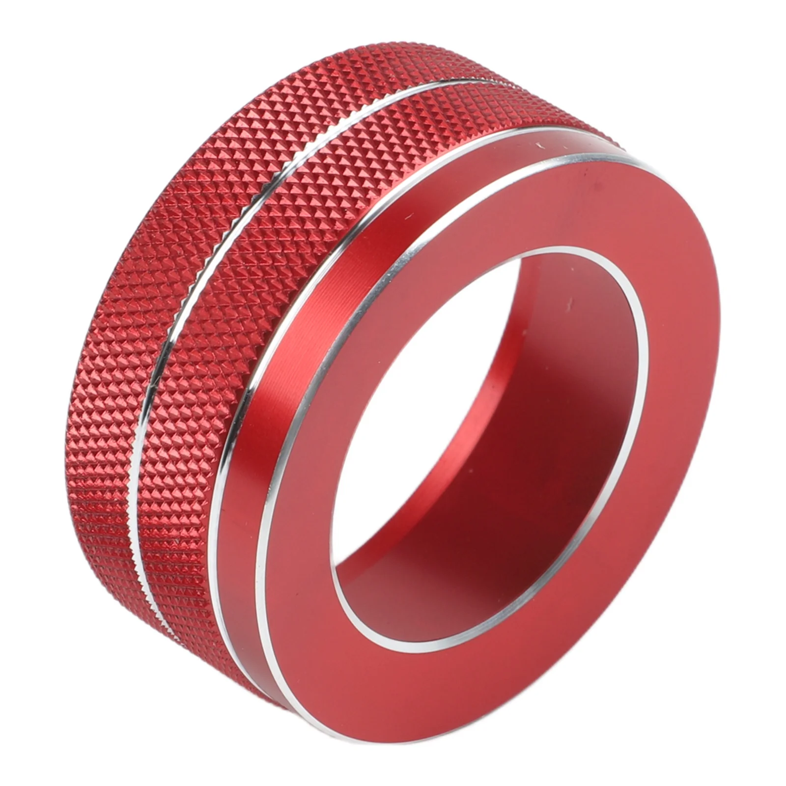 Interior Trim Accent Alloy Knob Cover Car Interior Upgrade Aluminum Alloy Scratch Concealment Easy Installation