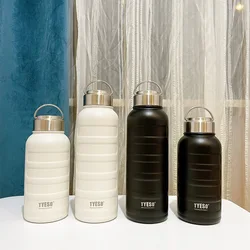 Tyeso Stainless Steel Vacuum Thermos Cup Large Capacity Climbing Portable Bicycle Water Bottle Fitness Outdoor Sports Drinks Cup