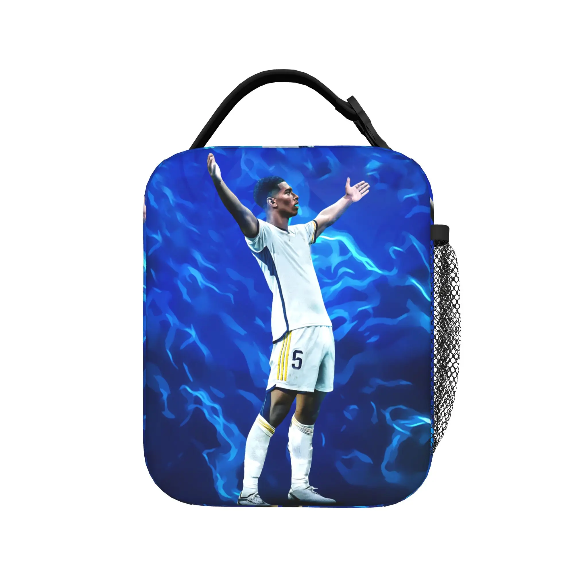 Bellinghams Insulated Lunch Bag High Capacity Soccer Football Reusable Cooler Bag Tote Lunch Box School  Picnic Food Bag