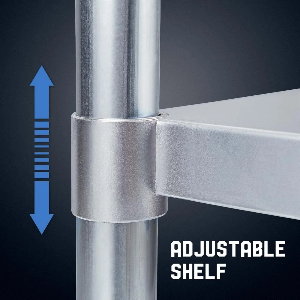 Stainless Steel Prep Table Commercial Work Table with Backsplash and Undershelf for Kitchen Restaurant 24"D x 72"W x 34"H