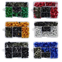 195PCS Screws Motorcycle Alloy Fairing Bolt Screw Nut Kit For Suzuki GSXR 600 750 Yamaha Kawasaki Ducati Honda Sportbike