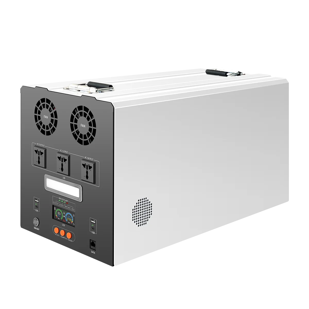DIY Outdoor 5000W Solar Generator Portable Power Station All in One 48V UPS Emergency Power Generator