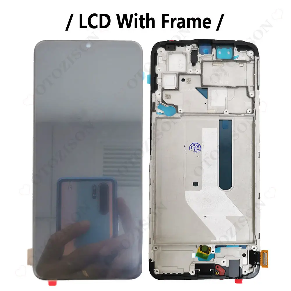 Super AMOLED For Vivo V20 LCD With Frame V2025 V2024 LCD Display Screen Touch Sensor Digitizer Assembly V20 LCD Replacement