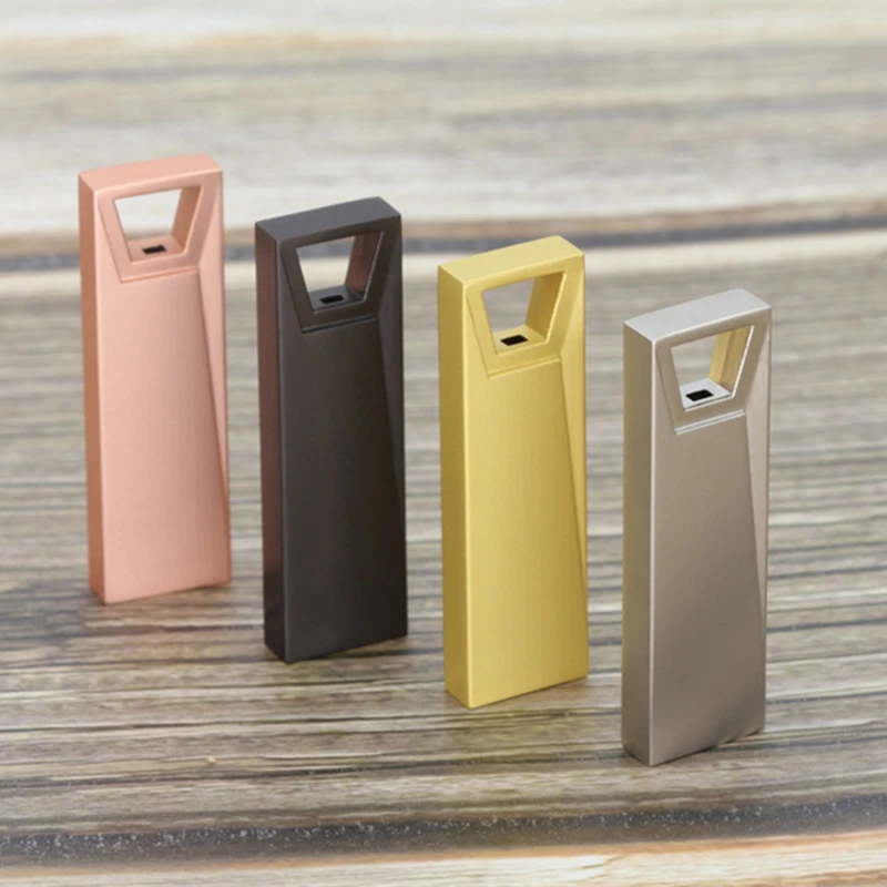 Бесплатная Лазерная Гравировка Логотип Цвет Металл USB2.0 высокоскоростной Флэш-накопитель 4 ГБ 8 ГБ 16 ГБ 32 ГБ 64 ГБ 128 ГБ