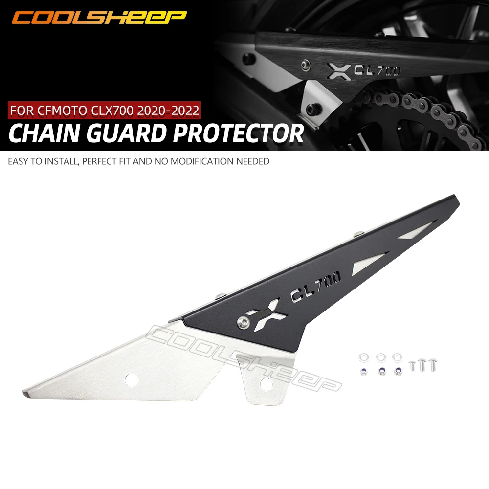 

Для CFMOTO CF MOTO CLX700 CL-X700 CLX700 700CL-X 2020-2022 аксессуары для мотоциклов задний ремень защита цепи защитная крышка 2021