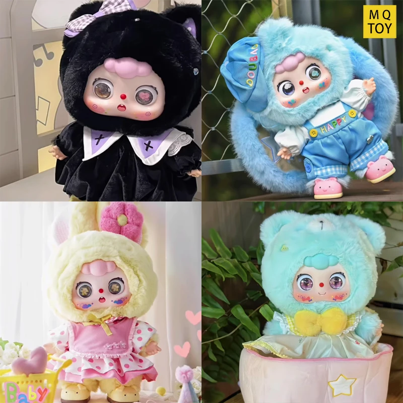 

Новинка в наличии Doubao Fluffy Generation 400% V2, большой размер, серия Paradise, плюшевая глухая коробка, орнамент, милая игрушка, детские подарки