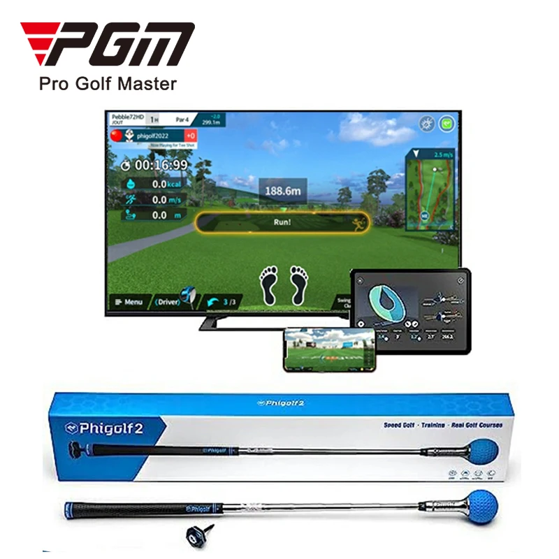 PGM MNQ009-2 Indoor Golf Simulator Korean PHI Swing Analyzer for Golf Practice