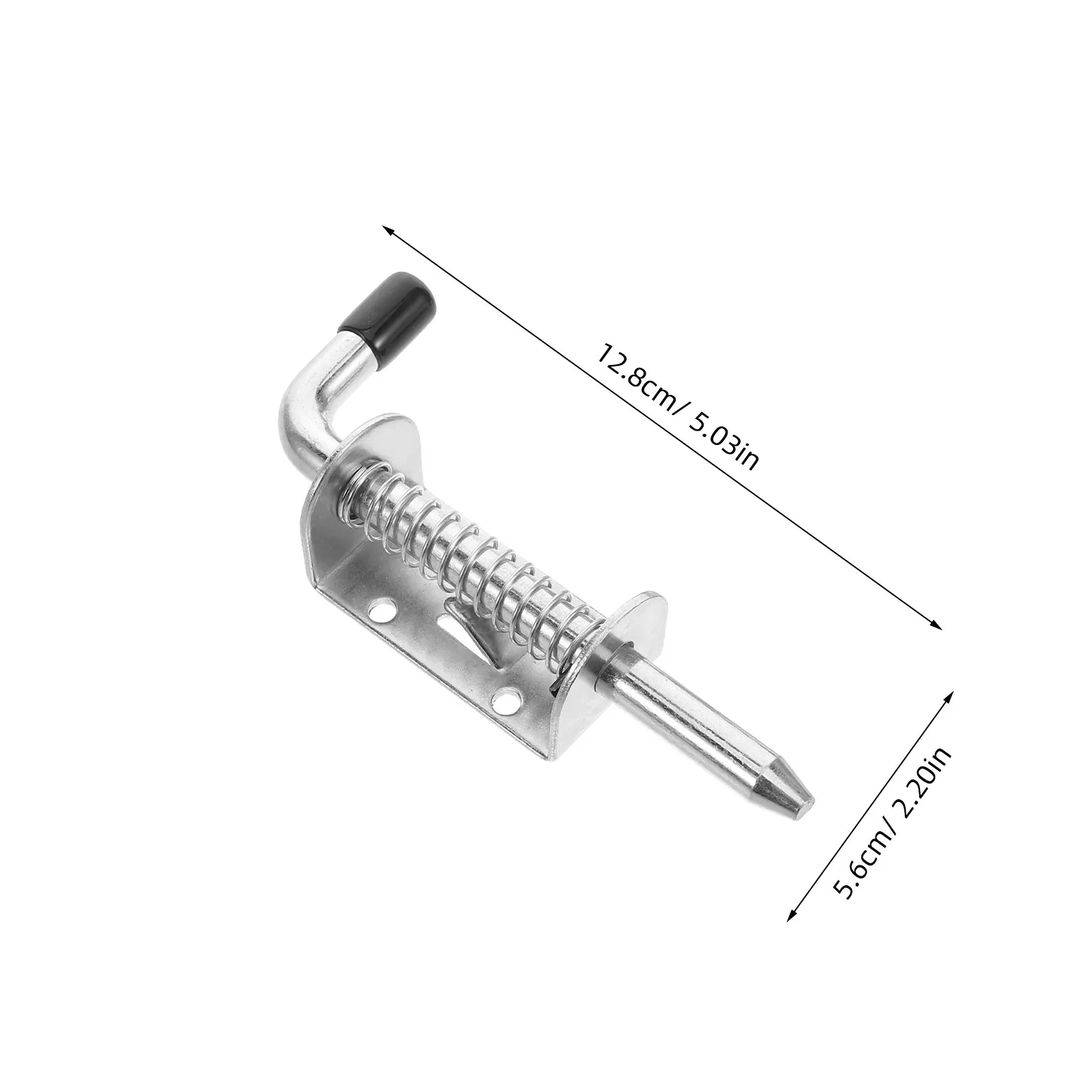 2Pcs Heavy Duty Spring Loaded Latch Pins Thick Iron Mechanical Cabinet Door Locks Automotive Safety Pins Fastening Clips