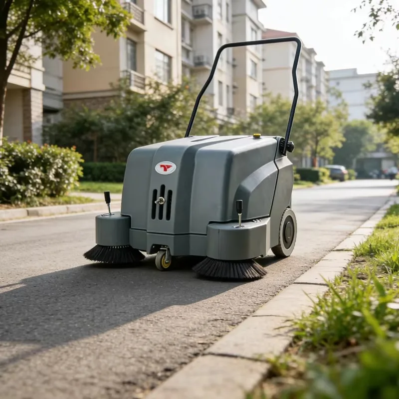 Cheap floor cleaner, outdoor street sweeper, road sweeper, with 90W brush motor