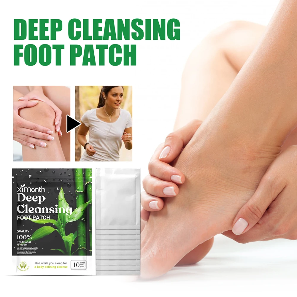 10-200PCS Detox Foot Patches Stress Relief Feet Deep Sleep Detox Sticker Foot Skin Toxins Detoxification Cleaning Foot Care Pad