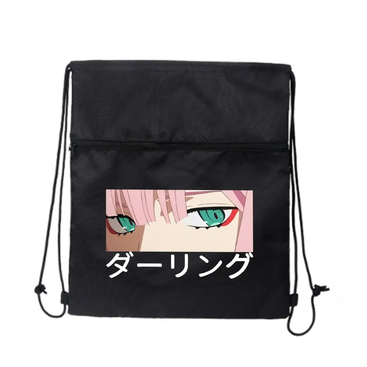 

Zero Two Eyes Art Graphic Multi Scene, круглая уличная сумка на шнурке, дизайн на молнии, сумка для отдыха и путешествий, фитнеса