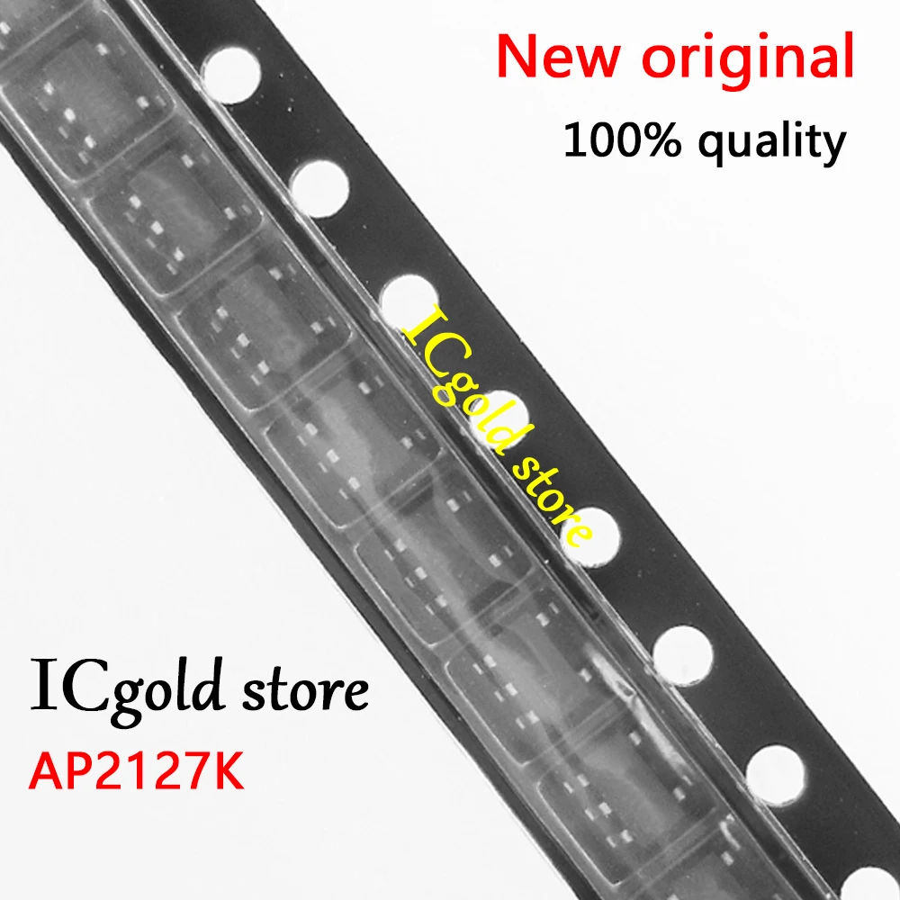 10pcs AP2127K-ADJ AP2127K ADJ AP2127 GEH SOT23-5 Chipset