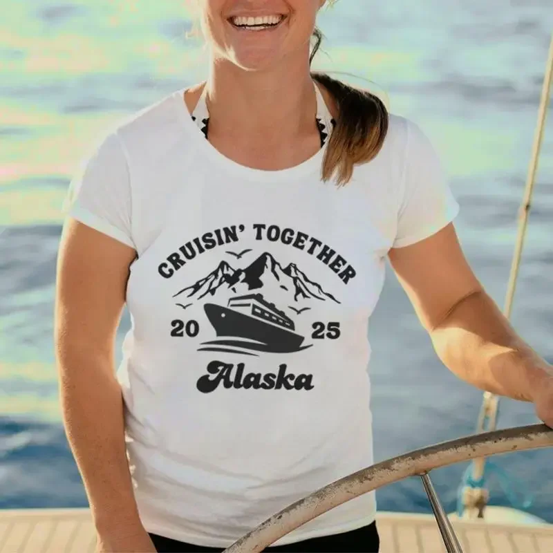 Cruising Together Alaska T Shirt Group Cruise Squad Vacation Matching Family