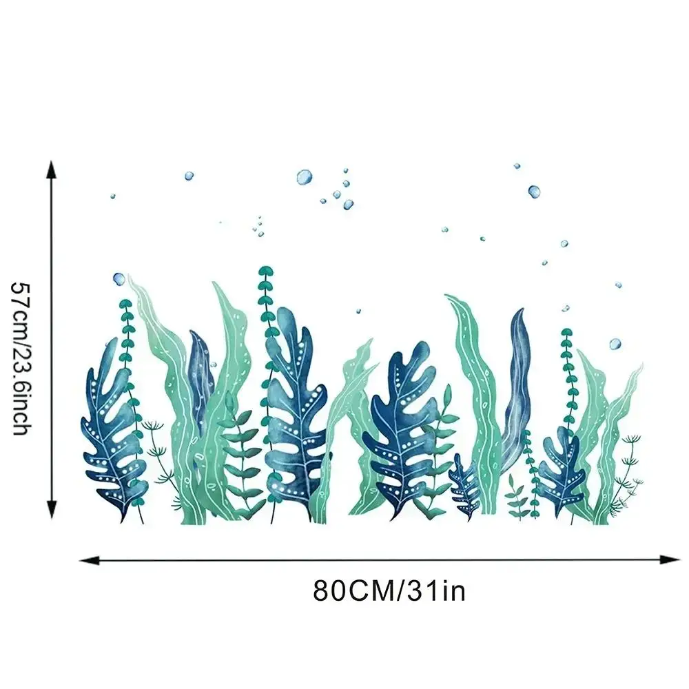 Seaweed Bubble Wall Stickers Drawing Room Children's Room Bathroom Wall Decals Decoration Art Painting Wallpaper Home Supplies