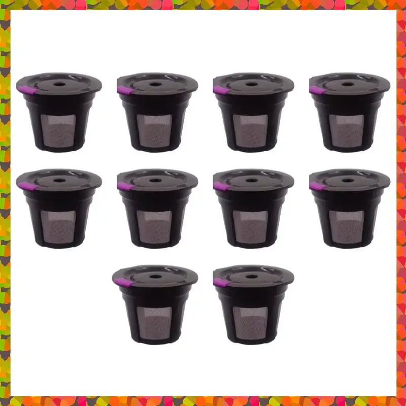 الترويج! 10 قطعة من فلاتر القهوة قابلة لإعادة الاستخدام K Cup Pods لآلات القهوة Keurig 1.0/2.0 Mini Plus Serie