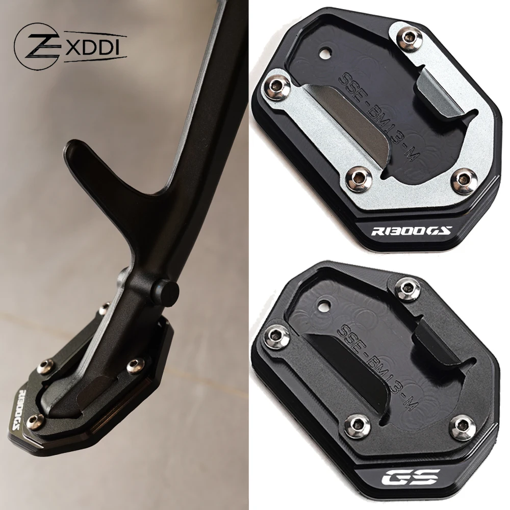 Voor BMW R1300G R1300GS R 1300GS 2023 2024 2025 CNC Aluminium Motorfiets Kickstand Voet Zijstandaard Extension Pad Vergroter plaat