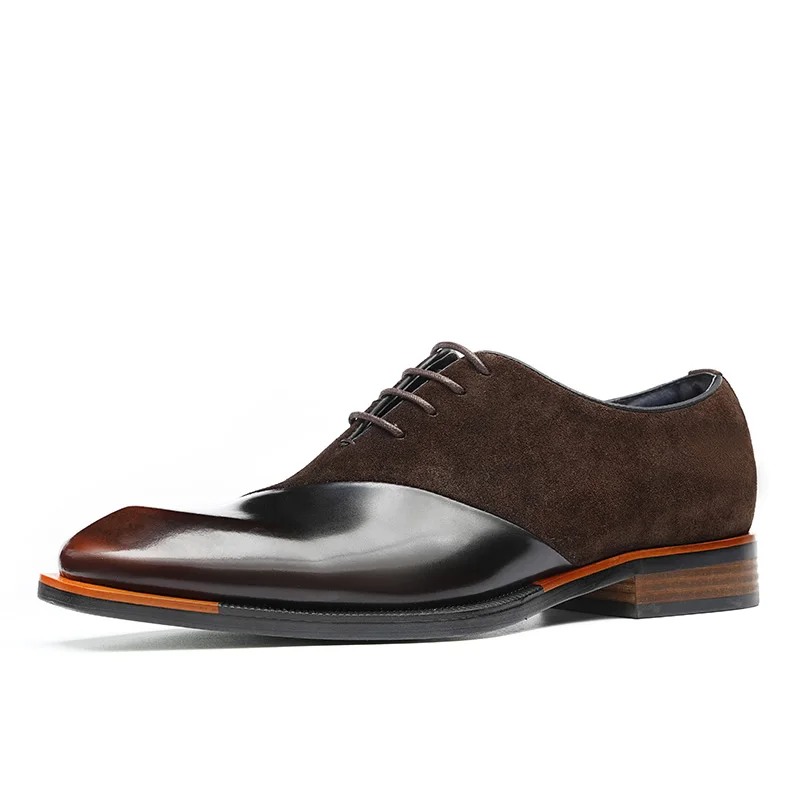 

Men's Genuine Leather Lace Event Charm Wedding Shoes Bride