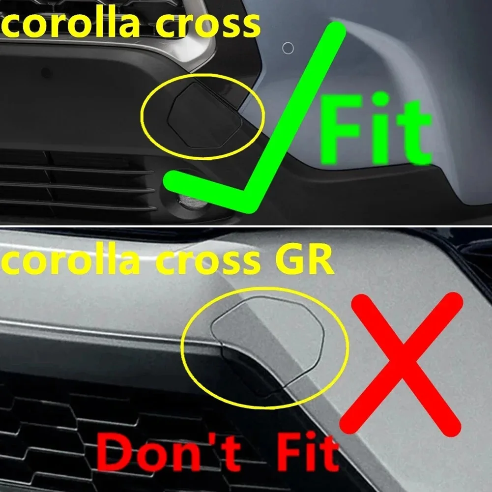 As Shown In The Picture Tow Hook Cover OEM Specification Direct Replacement Exact Factory Fit Designed To OEM Specs