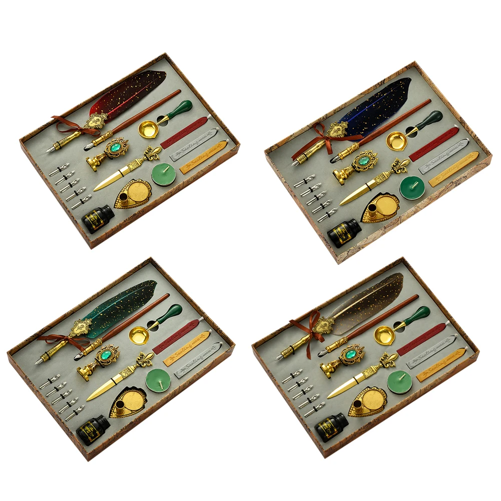 

Изысканная перьевая ручка, набор чернил для письма, канцелярские принадлежности, наборы перьевых ручек, товары для рукоделия, подарки для домашнего офиса