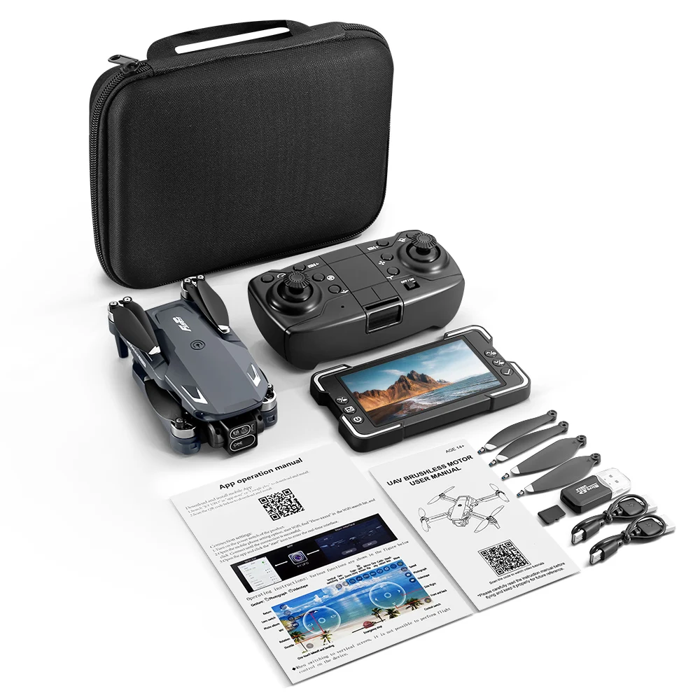 

Профессиональный дрон M28, двойные камеры высокой четкости, вращение с оптическим потоком, бесщеточная мощность, траекторический полет