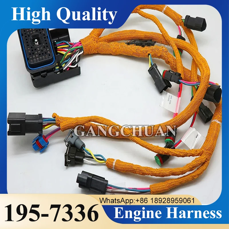 3126 Engine Wiring Harness 195-7336 1957336 Engine Wire Harness For 325C E325C Excavator