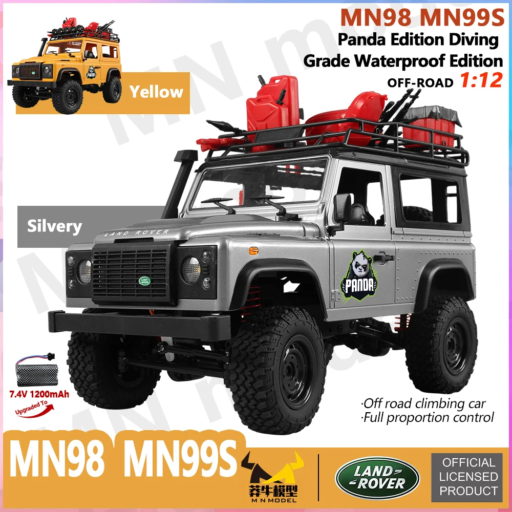 MN99s MN98 1:12 MN نموذج RTR نسخة RC سيارة 2.4G 4WD العربة المتسلقة للصخور المدافع التحكم عن بعد سيارة 1/12 مركبة يتم التحكم بها عن بُعد سيارات اللعب