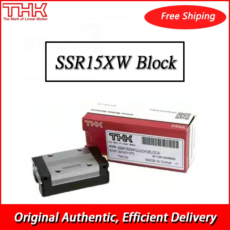 Original THK SSR15XW SSR15 SSR15XW1UU SSR15XW1SS Linear Guideway Slider Janpan For Roland SP300V VS-300I RF-640 RA-640 Printer