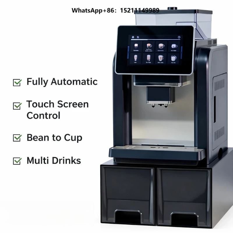Use Intelligent Fully Automatic Electric Espresso Touch Control Coffee Machine
