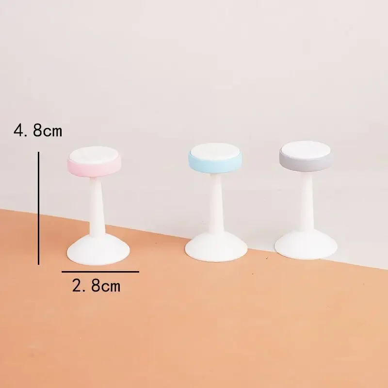 2Pcs 인형 집 만화 의자 놀이 집 귀여운 마이크로 풍경 DIY 장식 항목
