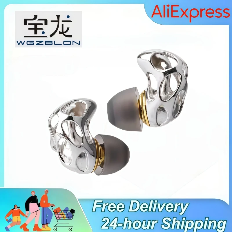 

BLON BL-A8 BL A8 HIFI in Ear Earphone Wired Headphones Sport Music Earbuds 10mm Lightweight Diaphragm Running BLON MINI BL-03