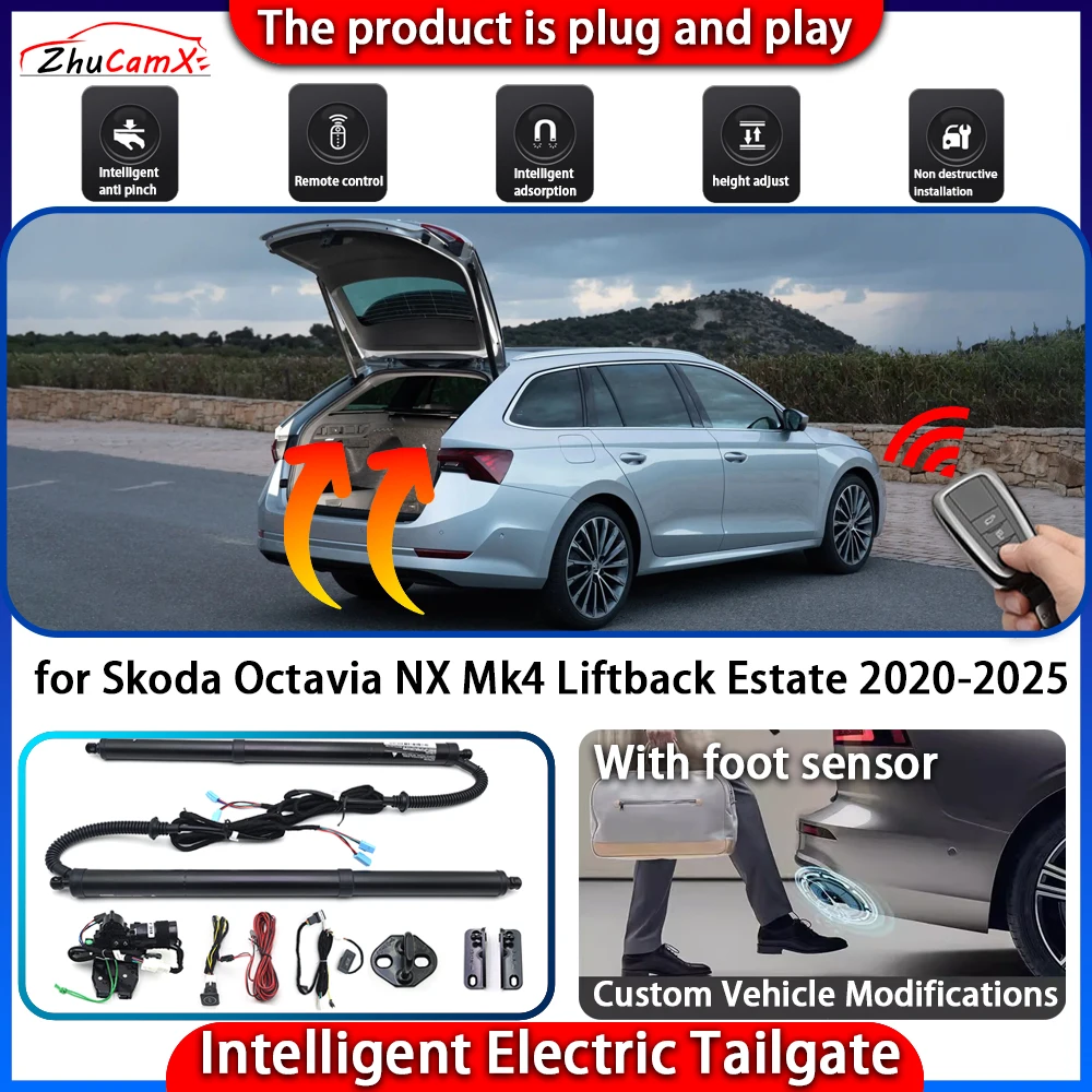 

Smart Powered Tailgate System for Skoda Octavia NX Mk4 Liftback Estate 2020-2025 Automatic Intelligent Electric Trunk Lift Kit