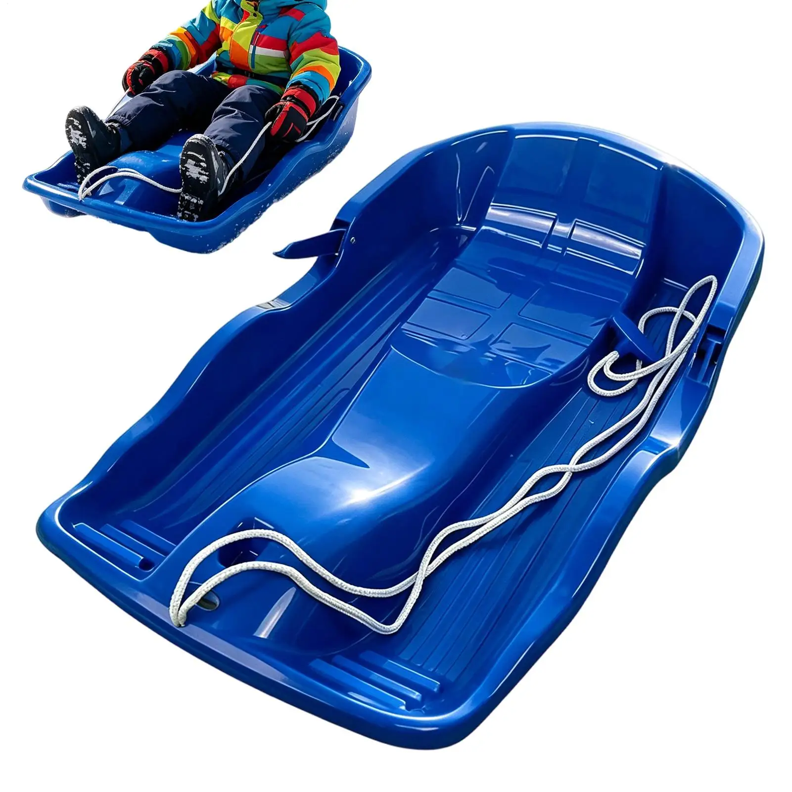 sand sledding board Outdoor children's skis Outdoor Snow Sled  Winter Toboggan Sled Pull Board Sliding Board Double sleds