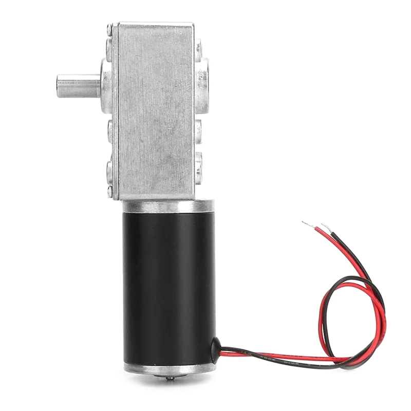 DC 12V High Torsion Speed Reduce Electric Gearbox Motor Reversible Gear Motor 8Mm Shaft (12V 16RPM)