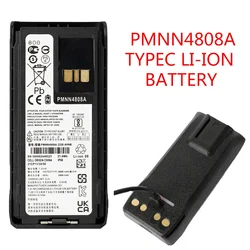 PMNN4808A Battery Thicken Type-C Charge 3000mAh 7.2V For Motorola Walkie Talkie R7 R7A R7HAM Two Way Radios Replacement Battery