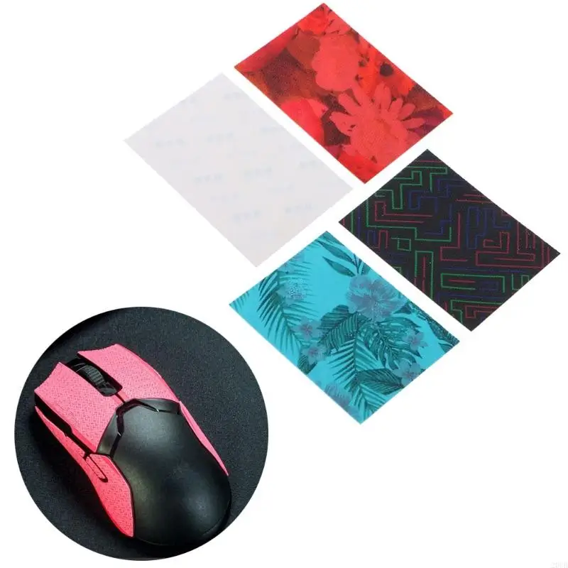 20CB DIY Handmade Non Slip Suck Sweat Mouse Skin Skates for for Gamer Mice