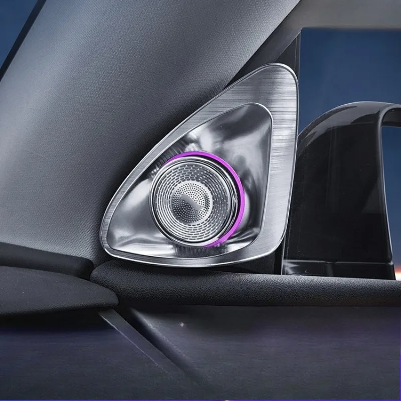 

For Tesla Model Y 2020-2024 Rotating Tweeter 4D Speaker Interior Ambient Light Upgrade Fit Plug and Play Interior Accessories