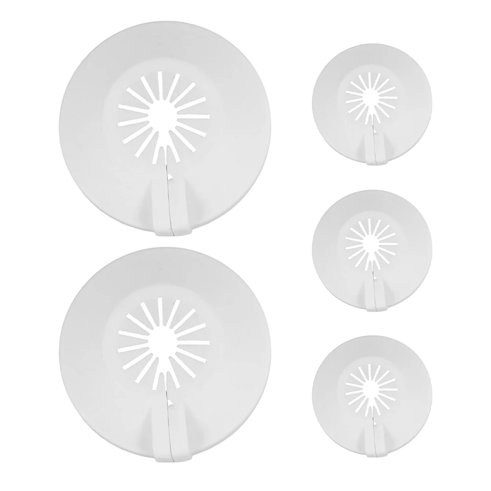 5 قطعة أغطية أقراص رش الحريق غطاء ديكور بلاستيكي عالمي سهل التركيب واقي رأس رشاش الحريق لتزيين الأنابيب #2