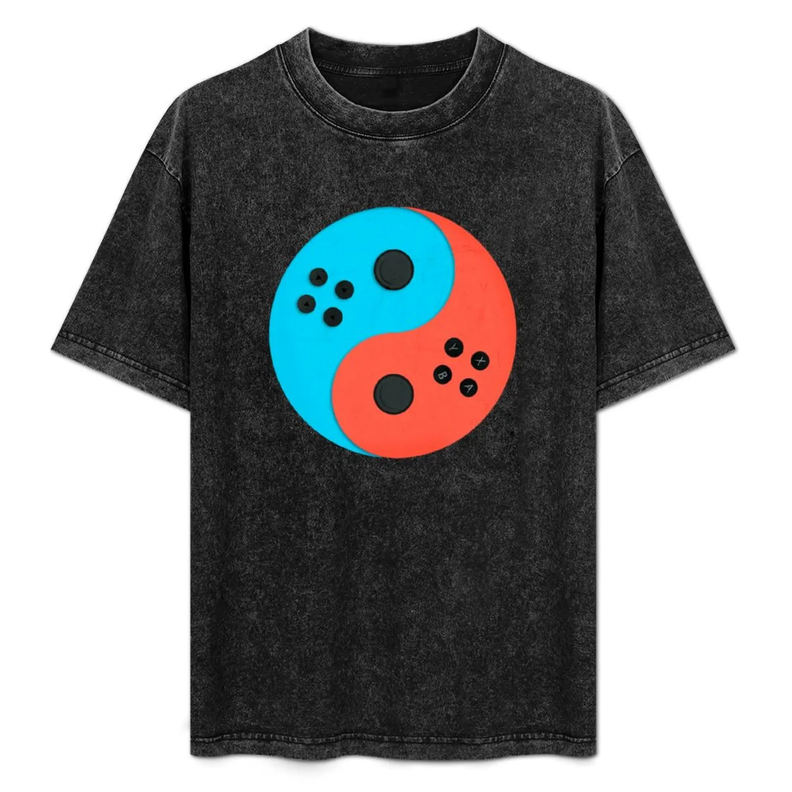 

Switch Joy Yin Yang T-Shirt Classic Crew Neck Cotton T-Shirt