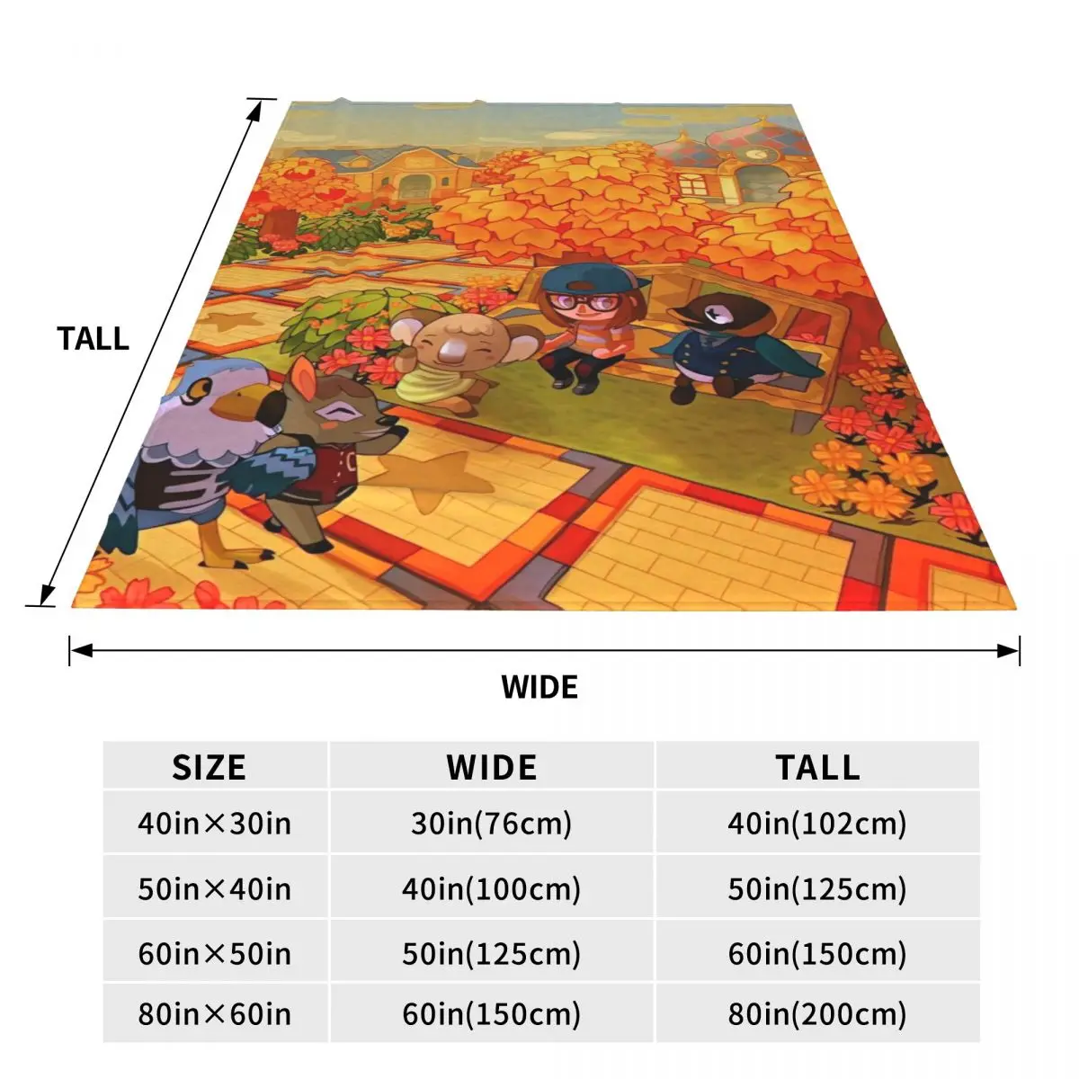 Animal Crossing Blanket Game Characters Warm Novelty Plush Throw Blanket For Couch Bed Travel Flannel Bedspread Bed Cover