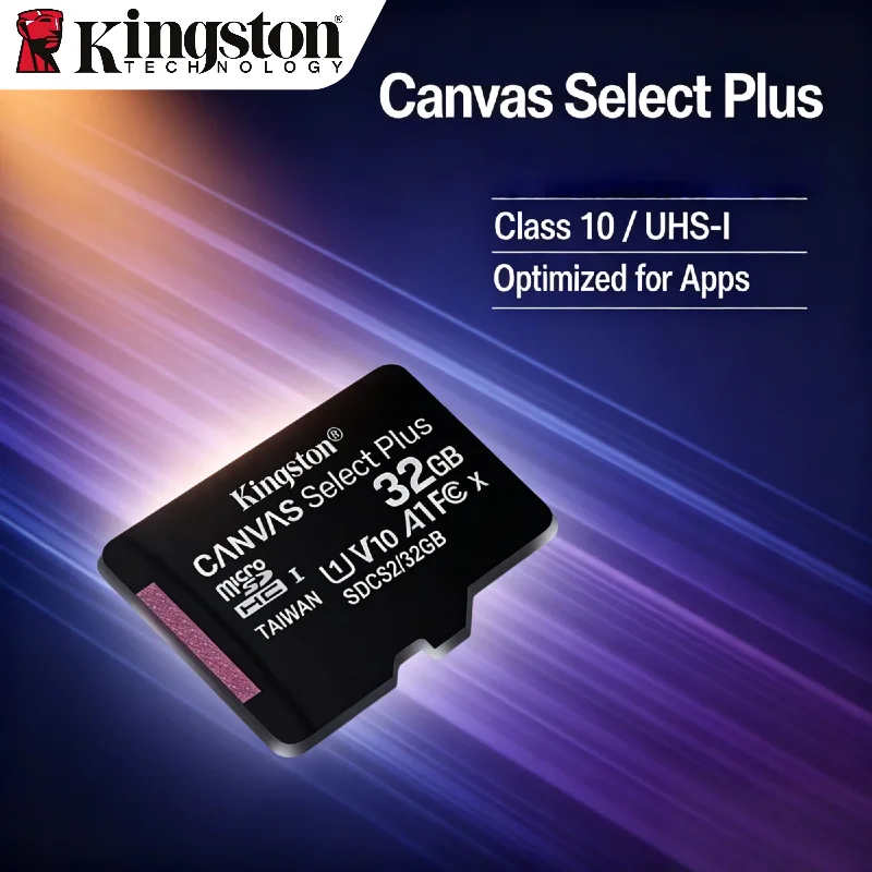 Kingston 64GB 128GB 256GB 512GB MicroSD TF Card A1 V10 Flash Memory Storage for Phone Tablet Nintendo Switch Pro Unit