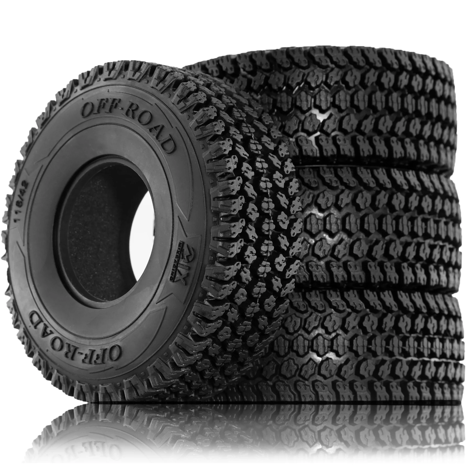 

Sticky 1.9'' Crawler Tires(4PCS) 1.9'' Tires for 1/10 TRX4 TRX6 SCX10 I II III 90046 AXI03007 GEN7 GEN8 RC4WD D90 RC Crawler Car