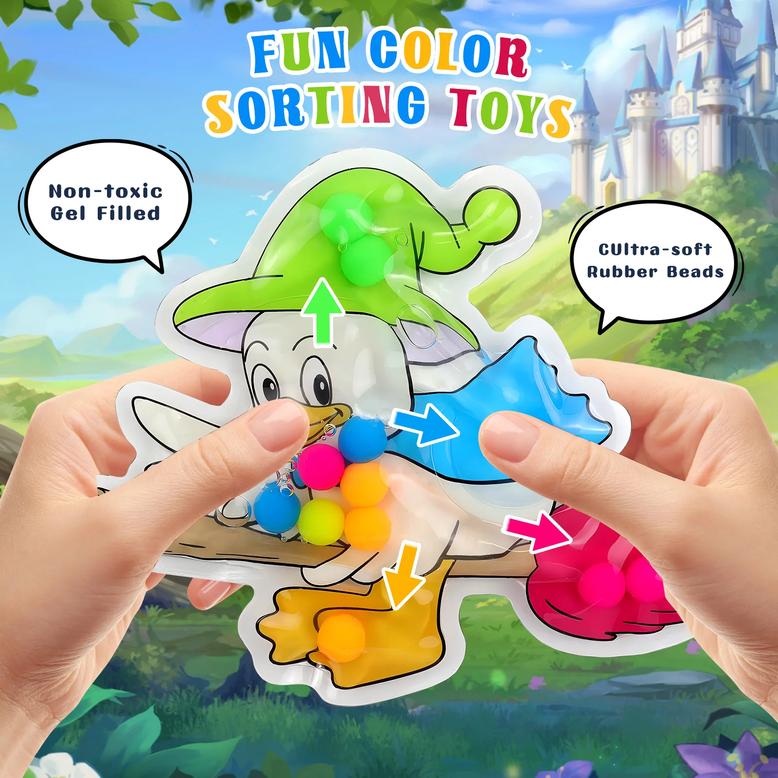 Magic Duck Pinching Fun This Toy Is Suitable For All Ages And Can Be Enjoved By Everyone Great Learning Toy Stress-relieving Toy