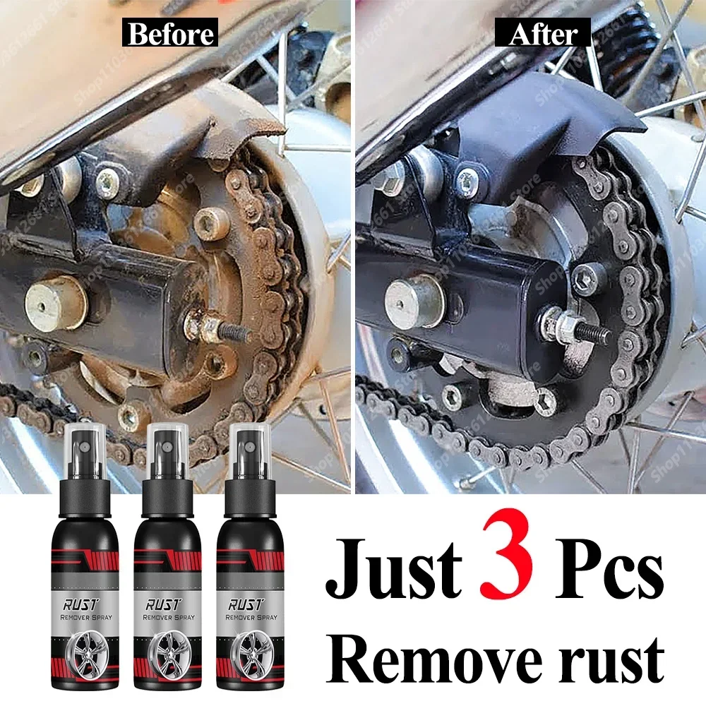 Car Rust Remover Automobile Rust Removal Auto Parts Maintenance Cleaner Remove Rust Spray Rapid Derusting Prevent Corrosion