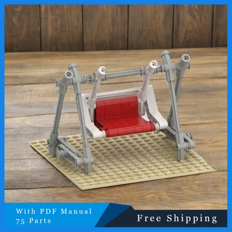 75 parti Street View Building Altalena Modulare Building Block Mattoni Modello Puzzle per bambini Assemblaggio fai da te Regali di compleanno di Natale