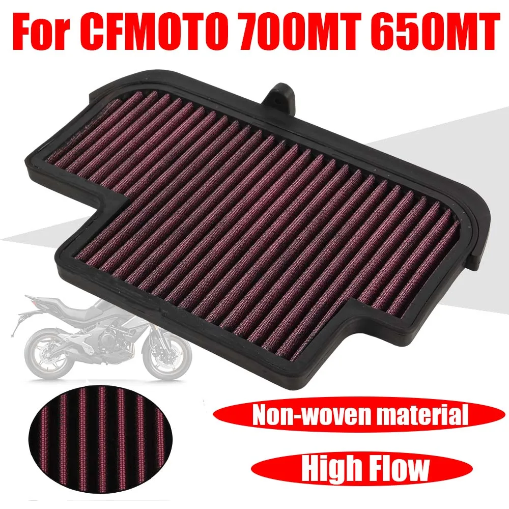 For CFMOTO CF MOTO 700MT 650MT MT700 MT650 MT 650 MT 700 MT Accessories High Flow Air Filter Element Cleaner Air Intake Filters